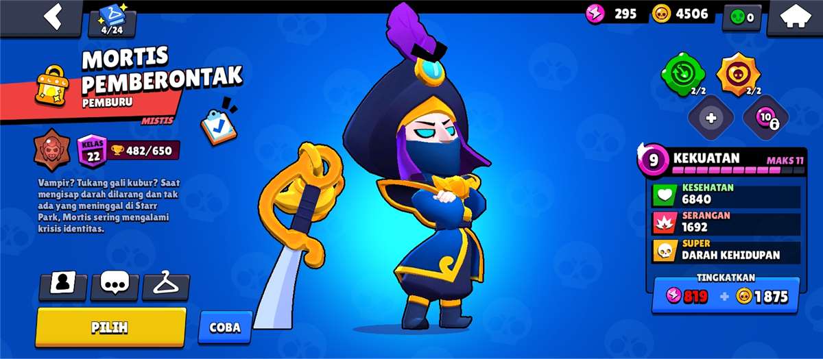 Penjualan akun permainan Brawl Stars