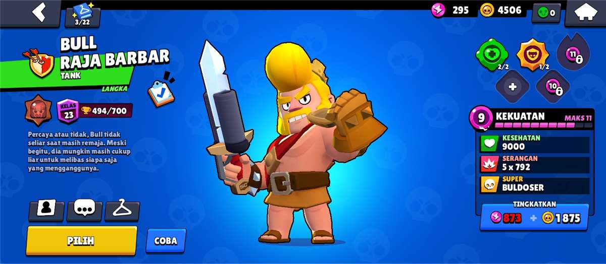 Penjualan akun permainan Brawl Stars