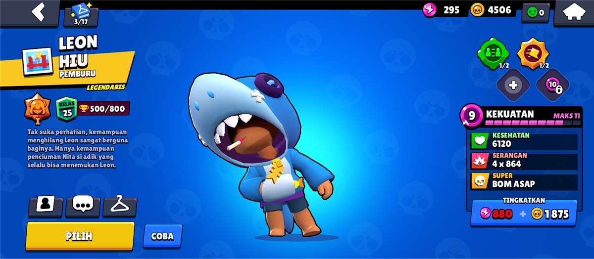 Penjualan akun permainan Brawl Stars