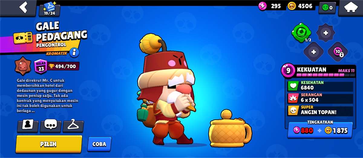 Penjualan akun permainan Brawl Stars