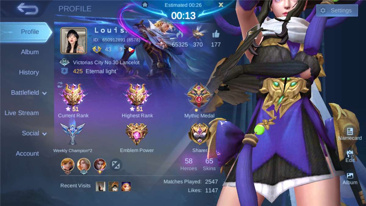 Penjualan akun permainan Mobile Legends