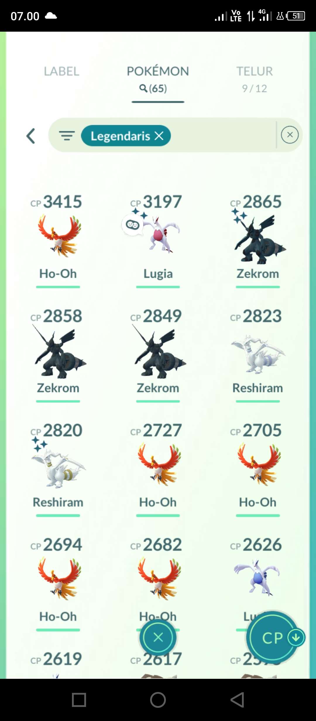 Game account sale Pokemon GO