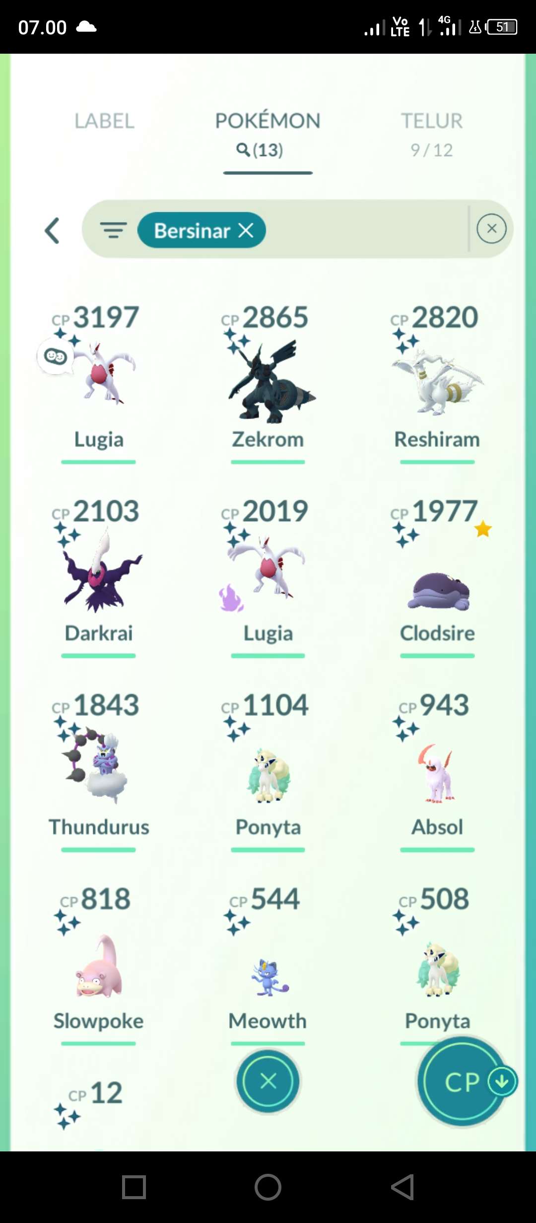 Game account sale Pokemon GO