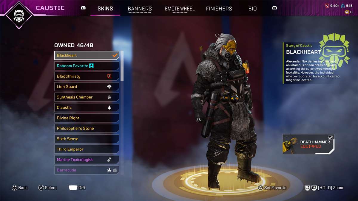 Game account sale Apex Legends