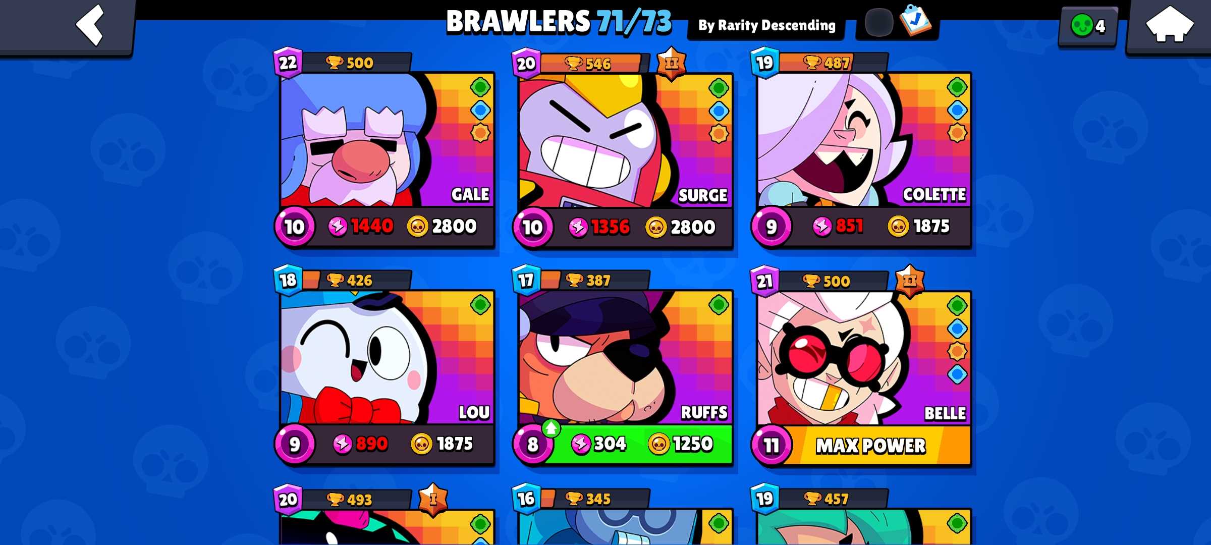 Venda de conta de jogo Brawl Stars