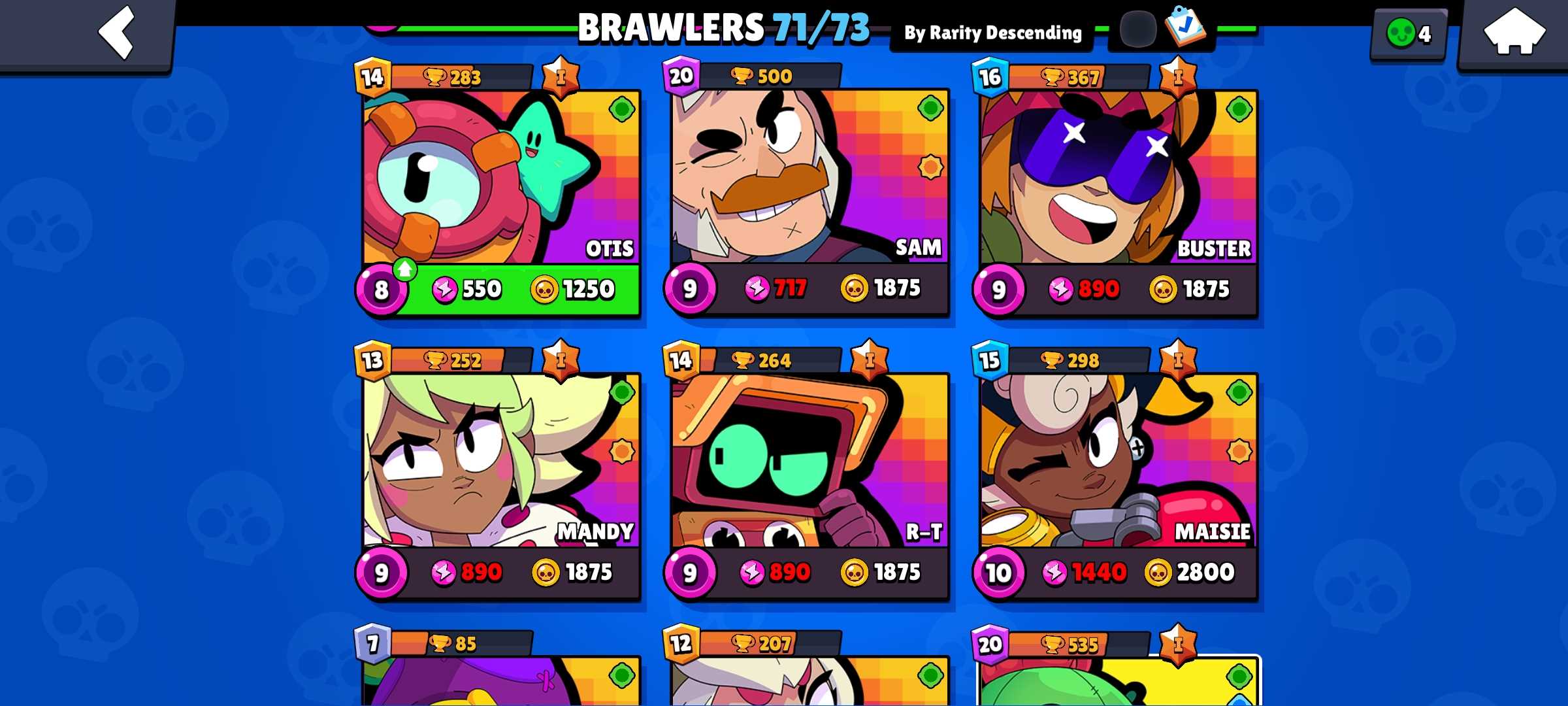 Venda de conta de jogo Brawl Stars