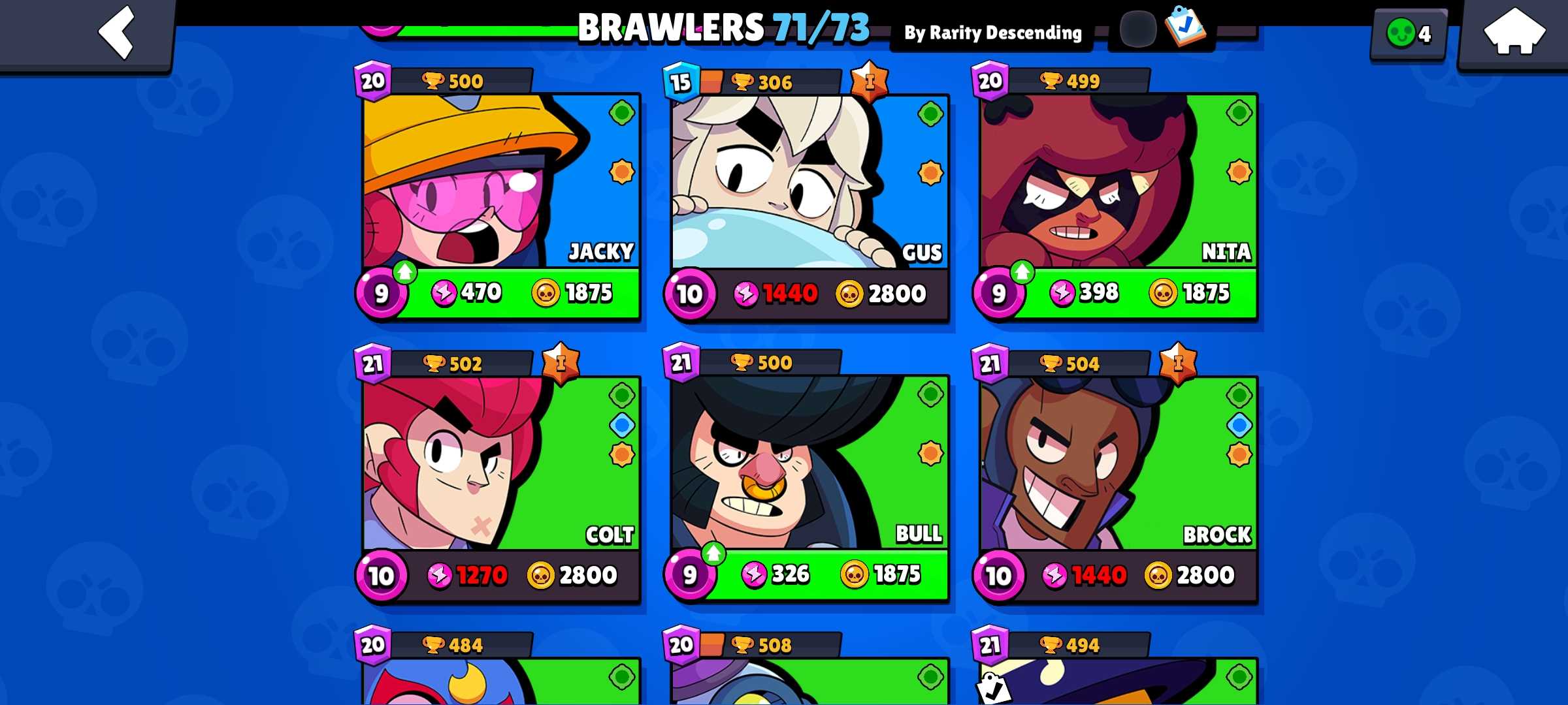 Venda de conta de jogo Brawl Stars