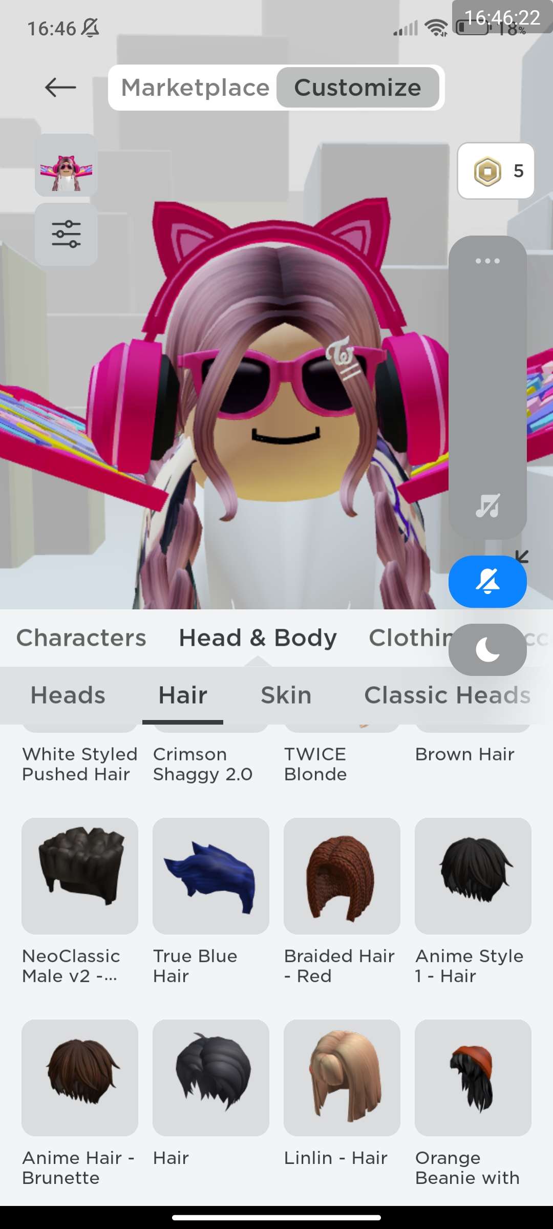 Game account sale Roblox