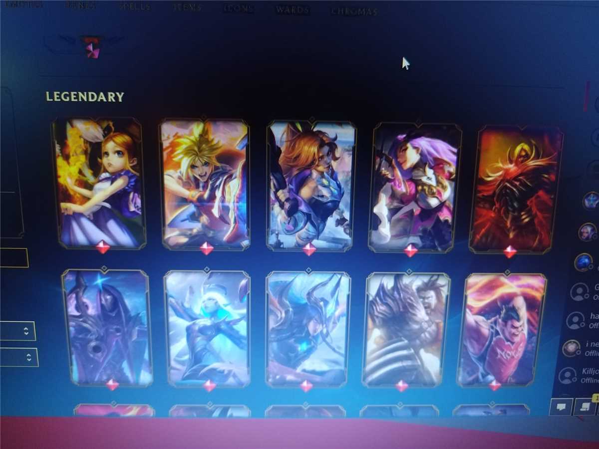 Game account sale League of Legends