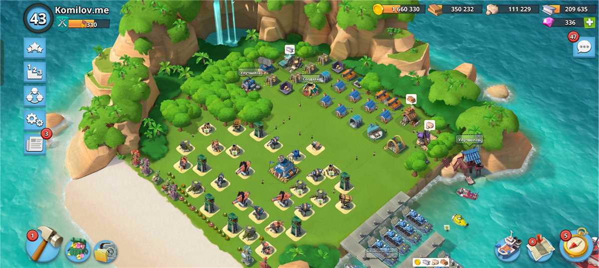 Venda de conta de jogo Boom Beach