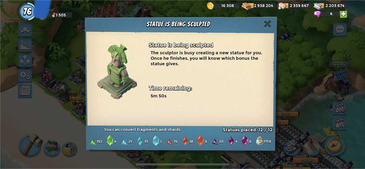 Venda de conta de jogo Boom Beach